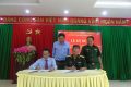 TRƯỜNG PTDTBT TH&THCS TRÀ SƠN VÀ BAN CHQS XÃ TRÀ BỒNG TỔ CHỨC LỄ KÝ KẾT HOẠT ĐỘNG KẾT NGHĨA, GIAI ĐOẠN 2026-2030