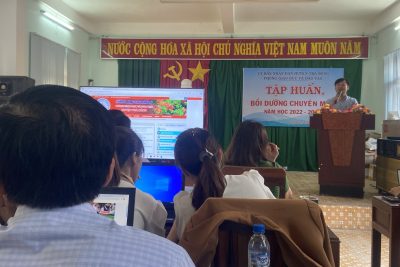 TẬP HUẤN TRIỂN KHAI SỬ DỤNG CỔNG THÔNG TIN ĐIỆN TỬ 07/04/2023